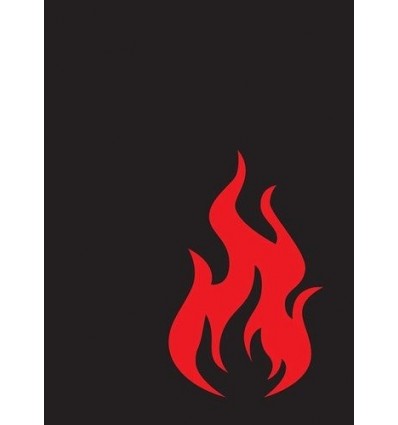 Card Sleeves: Matte Super Icon Fire