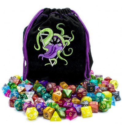 Bag of Devouring: 140 Polyhedral Dice in 20 Complete Sets