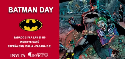 BATMAN DAY en INVICTVS Café